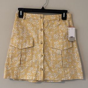 Yellow Mini Skirt